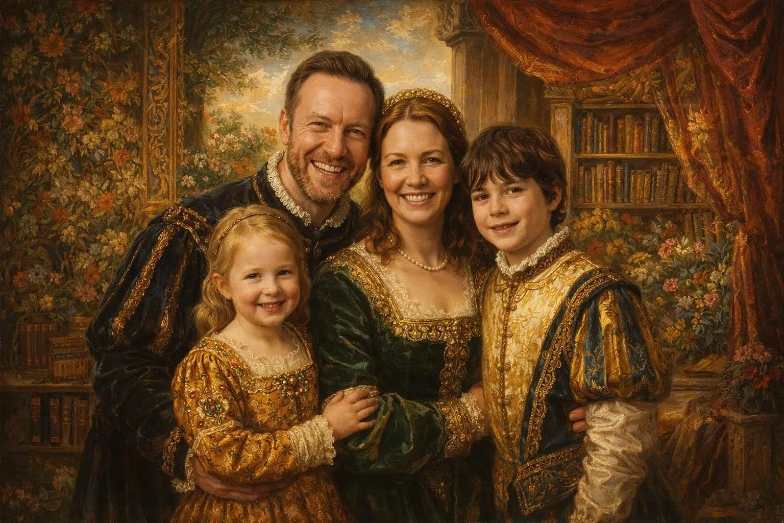 Oil painting style